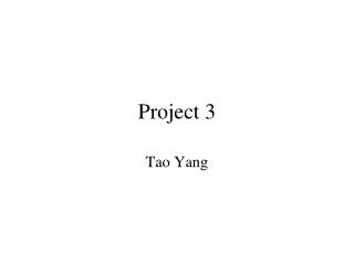 Project 3