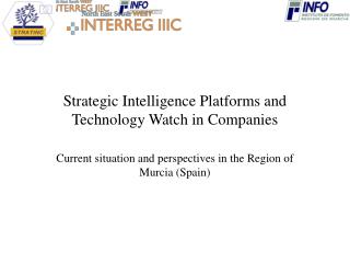 Strategic Intelligence Platforms and Technology Watch in Companies