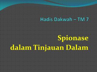 Hadis Dakwah – TM 7