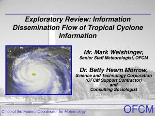 Exploratory Review: Information Dissemination Flow of Tropical Cyclone Information