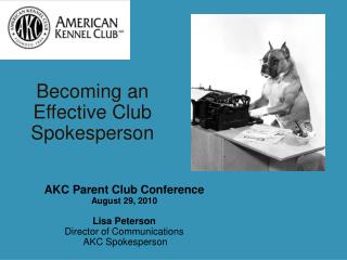 Becoming an Effective Club Spokesperson