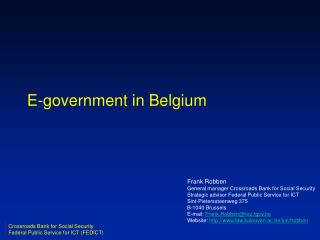 E-government in Belgium