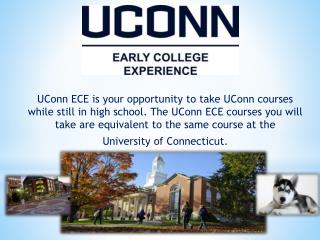 Benefits you earn from UConn ECE: