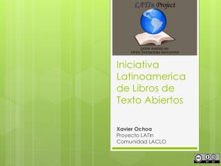 Iniciativa Latinoamerica de Libros de Texto Abiertos