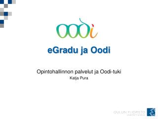 eGradu ja Oodi