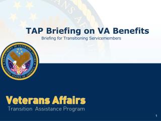 TAP Briefing on VA Benefits