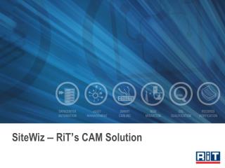 SiteWiz – RiT ’ s CAM Solution
