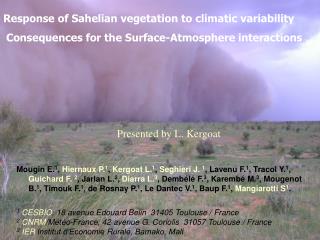 Response of Sahelian vegetation to climatic variability