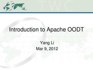 Introduction to Apache OODT