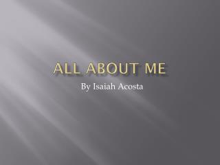 All About Me
