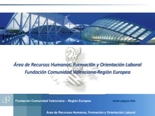 Área de Recursos Humanos, Formación y Orientación Laboral