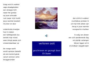 verloren ooit