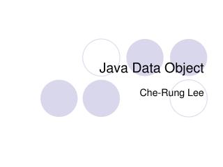 Java Data Object