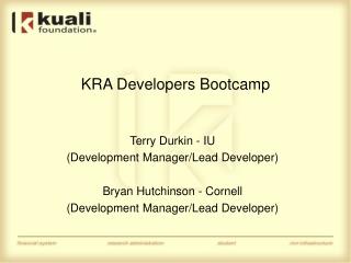 KRA Developers Bootcamp