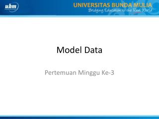 Model Data