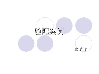 验配案例