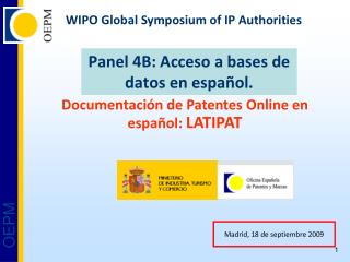 Panel 4B: Acceso a bases de datos en español.
