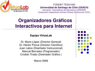 Organizadores Gráficos Interactivos para Internet