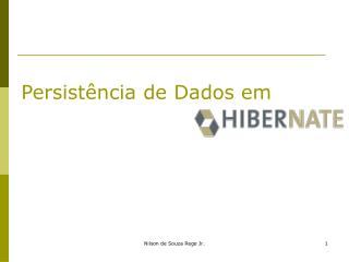 Persistência de Dados em