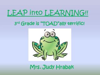 LEAP into LEARNING!!