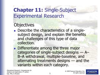 Chapter 11: Single-Subject Experimental Research