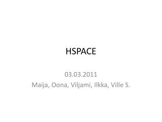 HSPACE