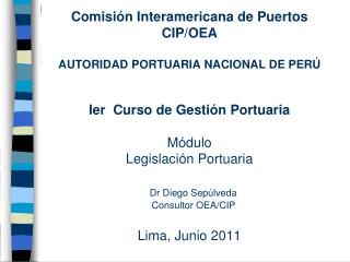 REGULACIÓN JURÍDICA DE LOS PUERTOS