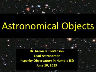 Astronomical Objects