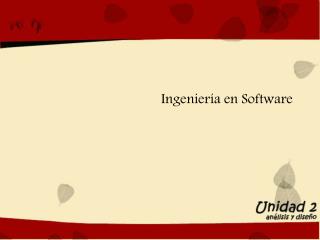 Ingeniería en Software