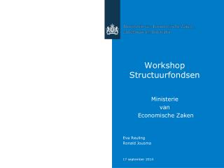 Workshop Structuurfondsen