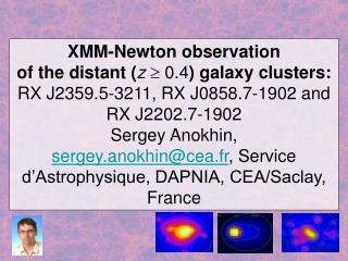 XMM-Newton observation of the distant ( z  0.4 ) galaxy clusters: