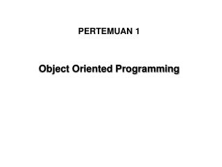 PERTEMUAN 1