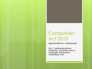 Companies Act 2013