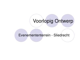Voorlopig Ontwerp