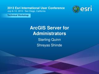 ArcGIS Server for Administrators