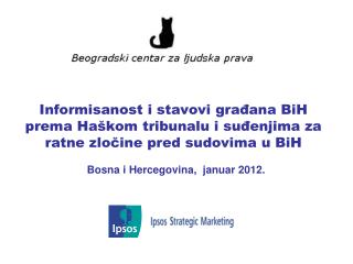 Bosna i Hercegovina, januar 2012.