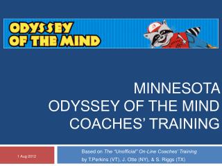 Minnesota Odyssey of the Mind Coaches’ Training
