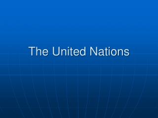 The United Nations