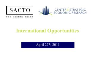 International Opportunities