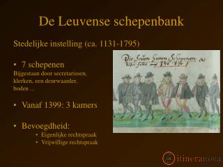 De Leuvense schepenbank