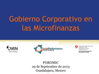 Gobierno Corporativo en las Microfinanzas