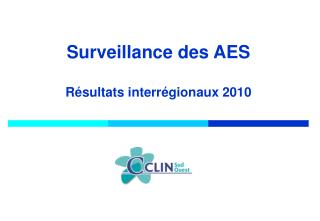 Surveillance des AES Résultats interrégionaux 2010