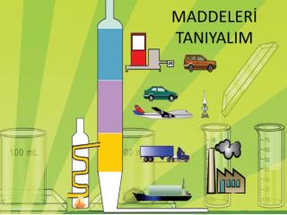 A)ÇEVREMİZDE SAYISIZ MADDELER VARDIR.