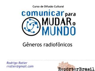 Gêneros radiofônicos