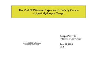 The 2nd NPDGamma Experiment Safety Review - Liquid Hydrogen Target