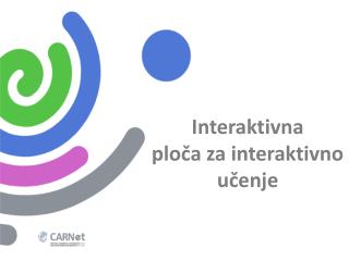 Interaktivna ploča za interaktivno učenje