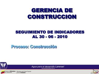 GERENCIA DE CONSTRUCCION
