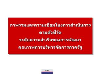 แผนยุทธศาสตร์การพัฒนาระบบราชการไทย (พ.ศ. 2551- พ.ศ. 2555 )