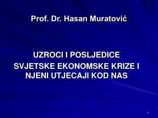 Prof. Dr. Hasan Muratović