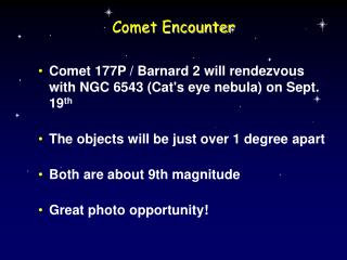 Comet Encounter